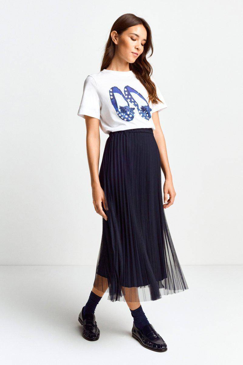 Eich & Royal T-Shirt mit Strassdetails Im Verkauf