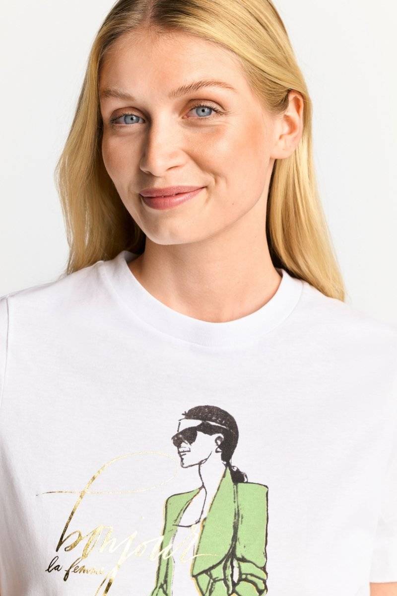 Eich & Royal T-Shirt mit Illustrations-Print Online Outlet