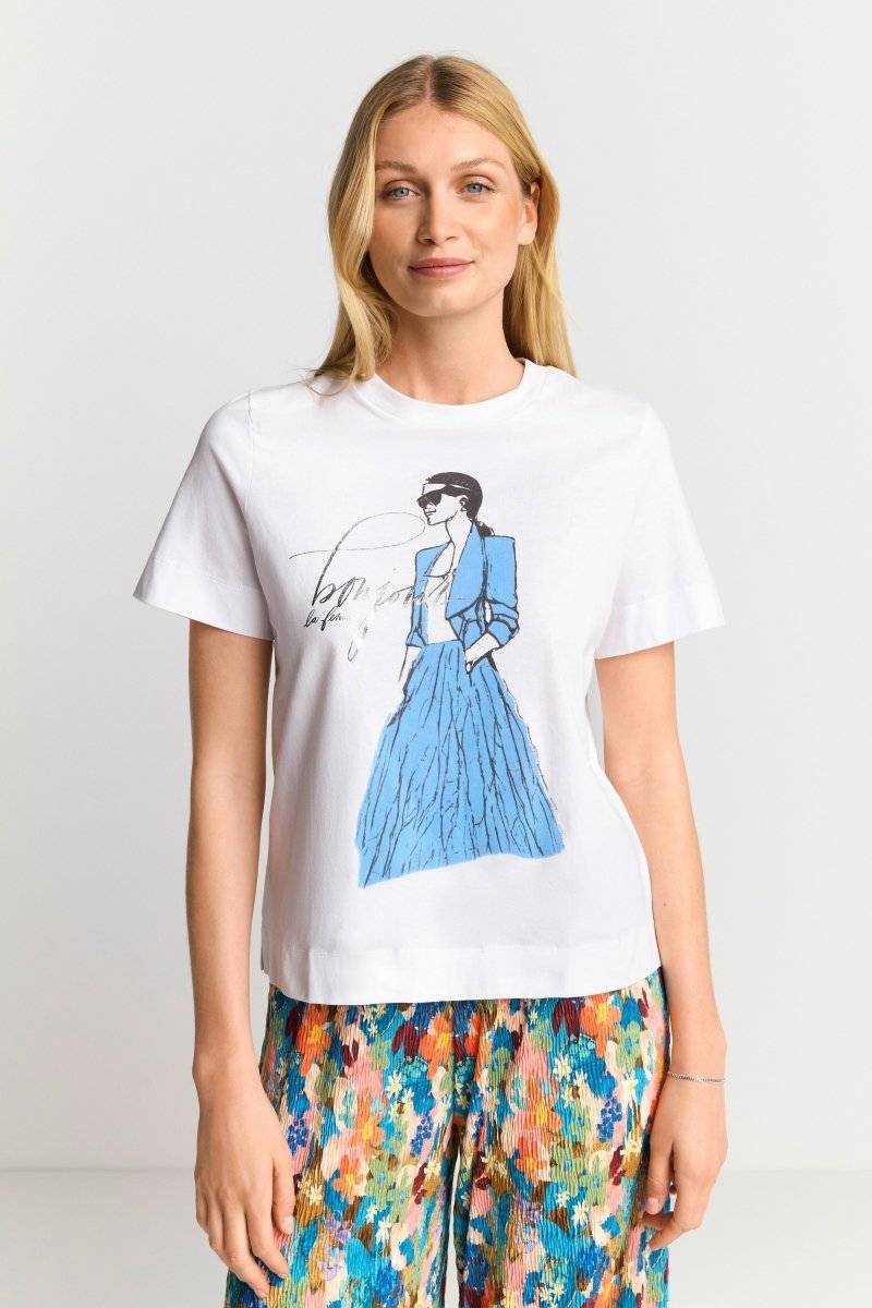 Eich & Royal T-Shirt mit Illustrations-Print Online Outlet