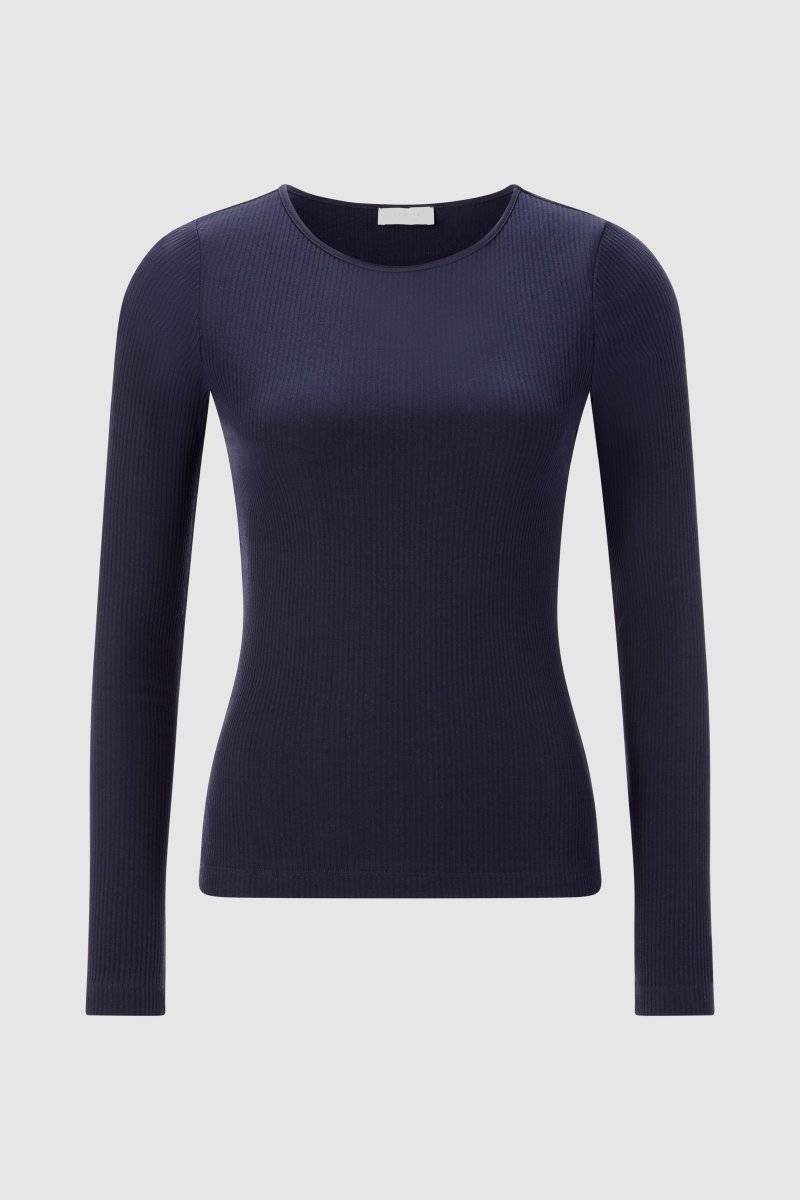 Eich & Royal Rib-Longsleeve mit Rundhals Bestseller