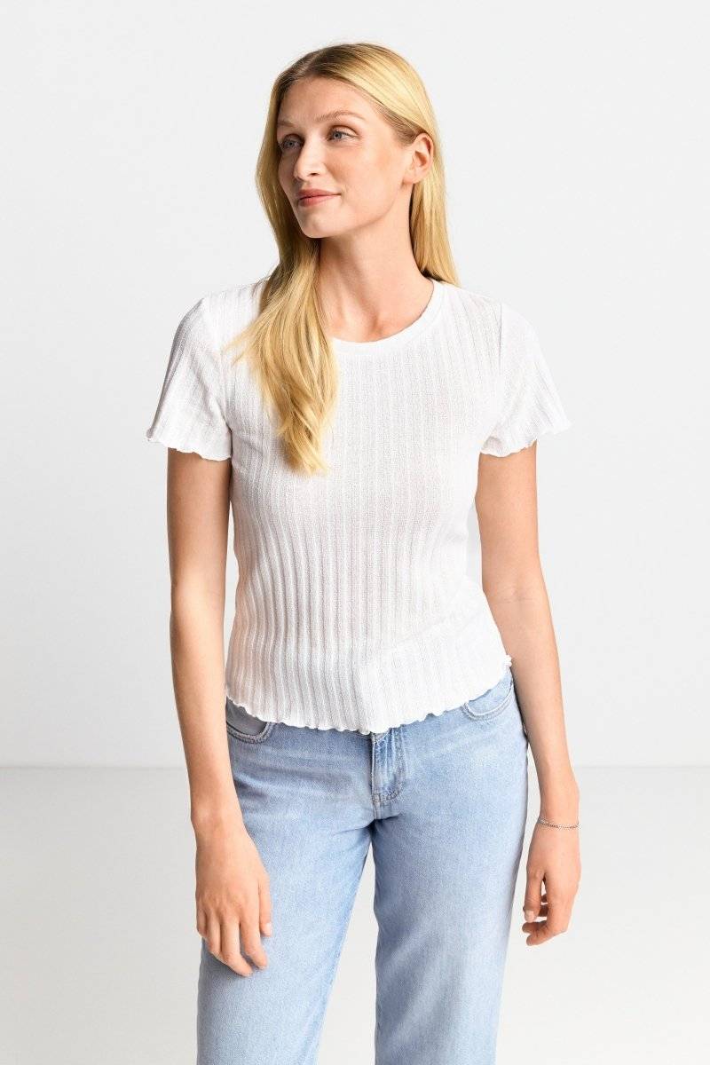 Eich & Royal Figurbetontes Rib-Shirt Saisonale Angebote