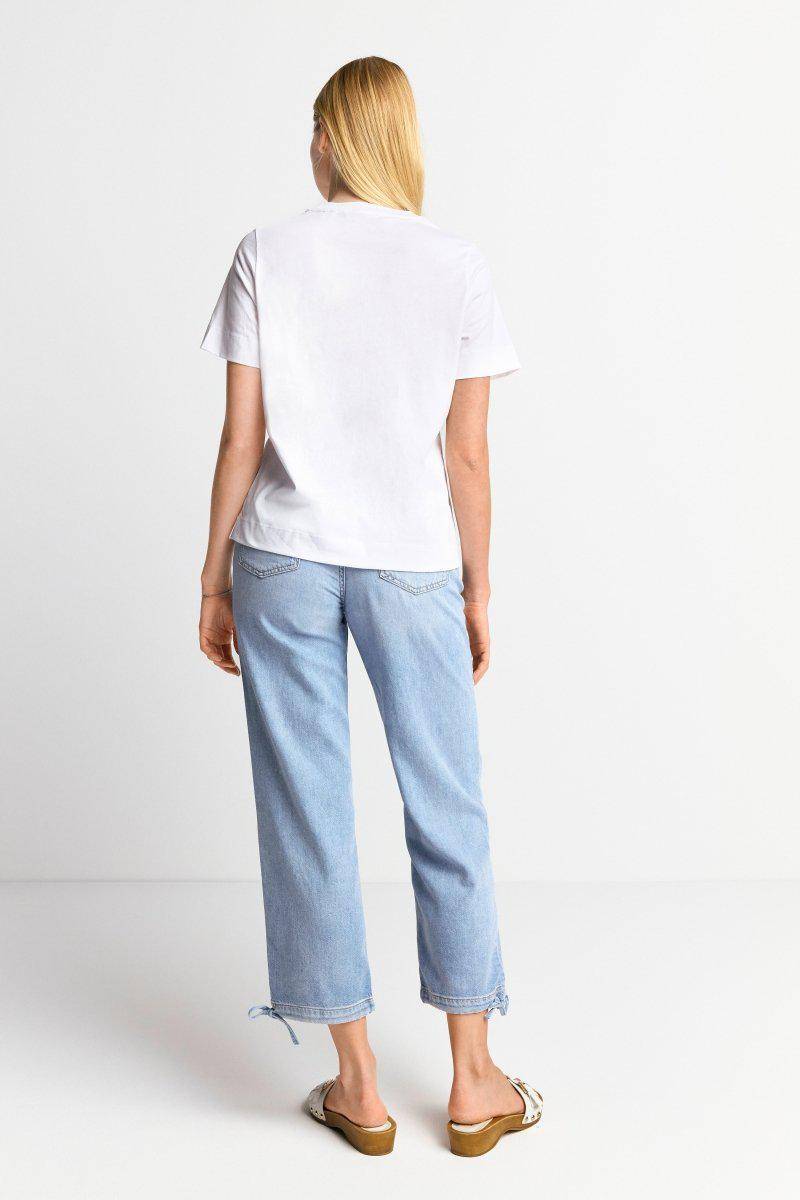 Eich & Royal T-Shirt mit Strassverzierung Tägliche Deals