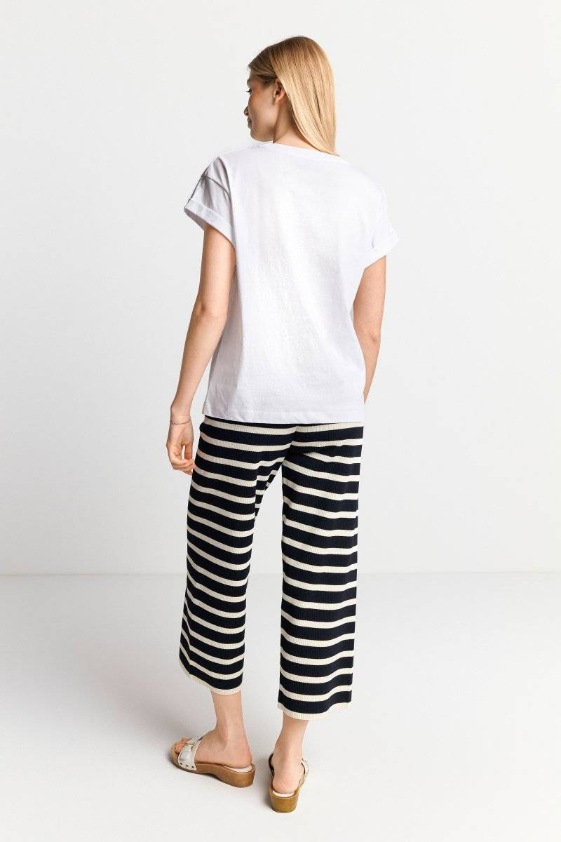 Eich & Royal T-Shirt mit Strass-Applikationen Letzter Tag