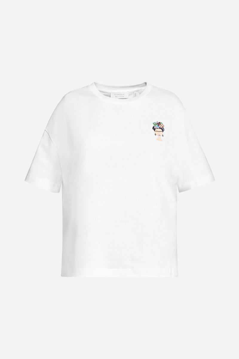 Eich & Royal T-Shirt mit Frida Kahlo-Applikation Online