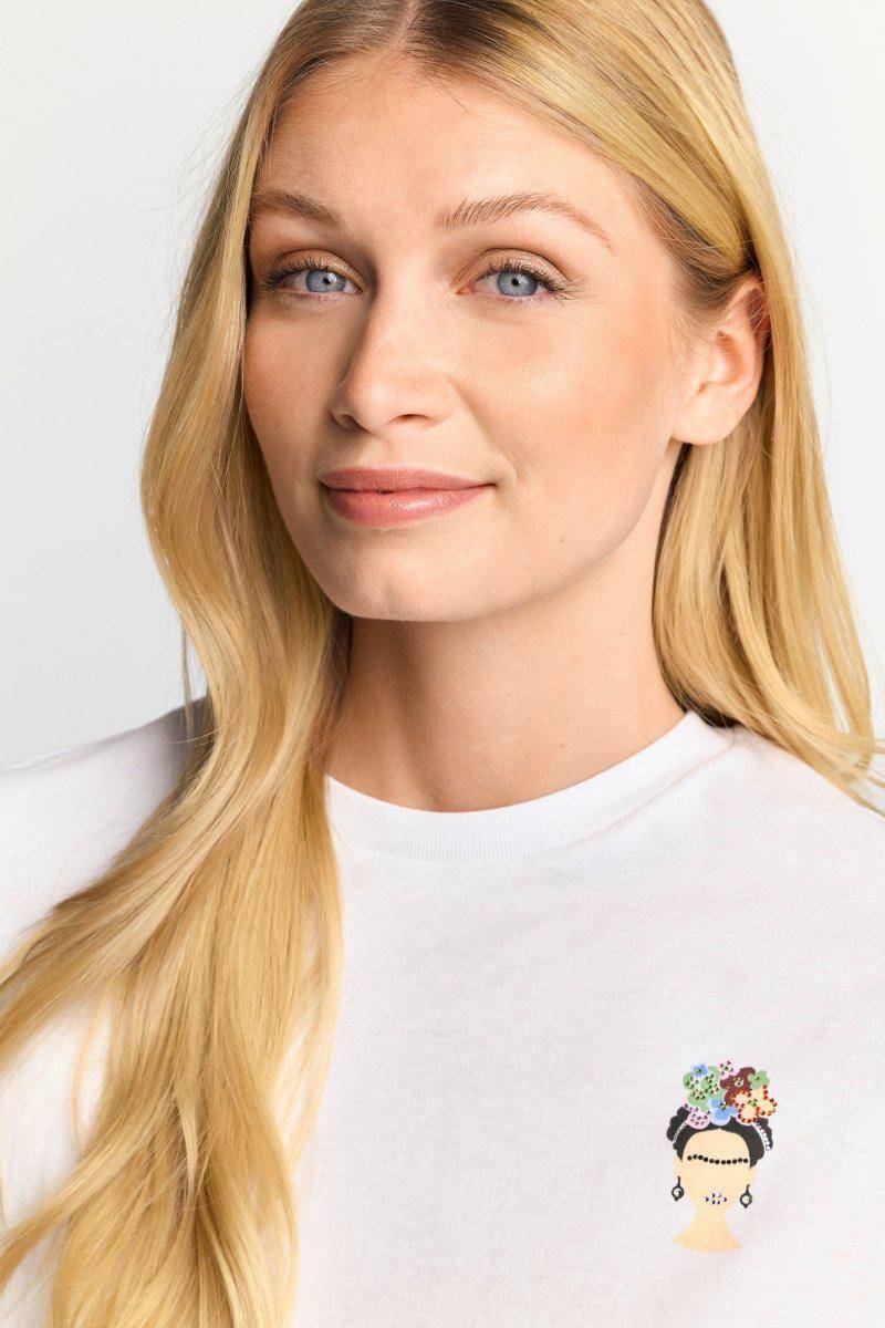 Eich & Royal T-Shirt mit Frida Kahlo-Applikation Online