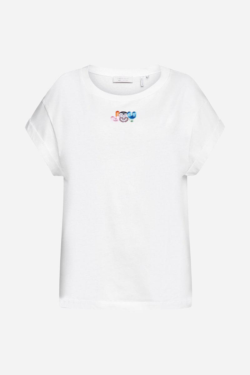 Eich & Royal Weißes T-Shirt mit Crew-Neck Auslauf