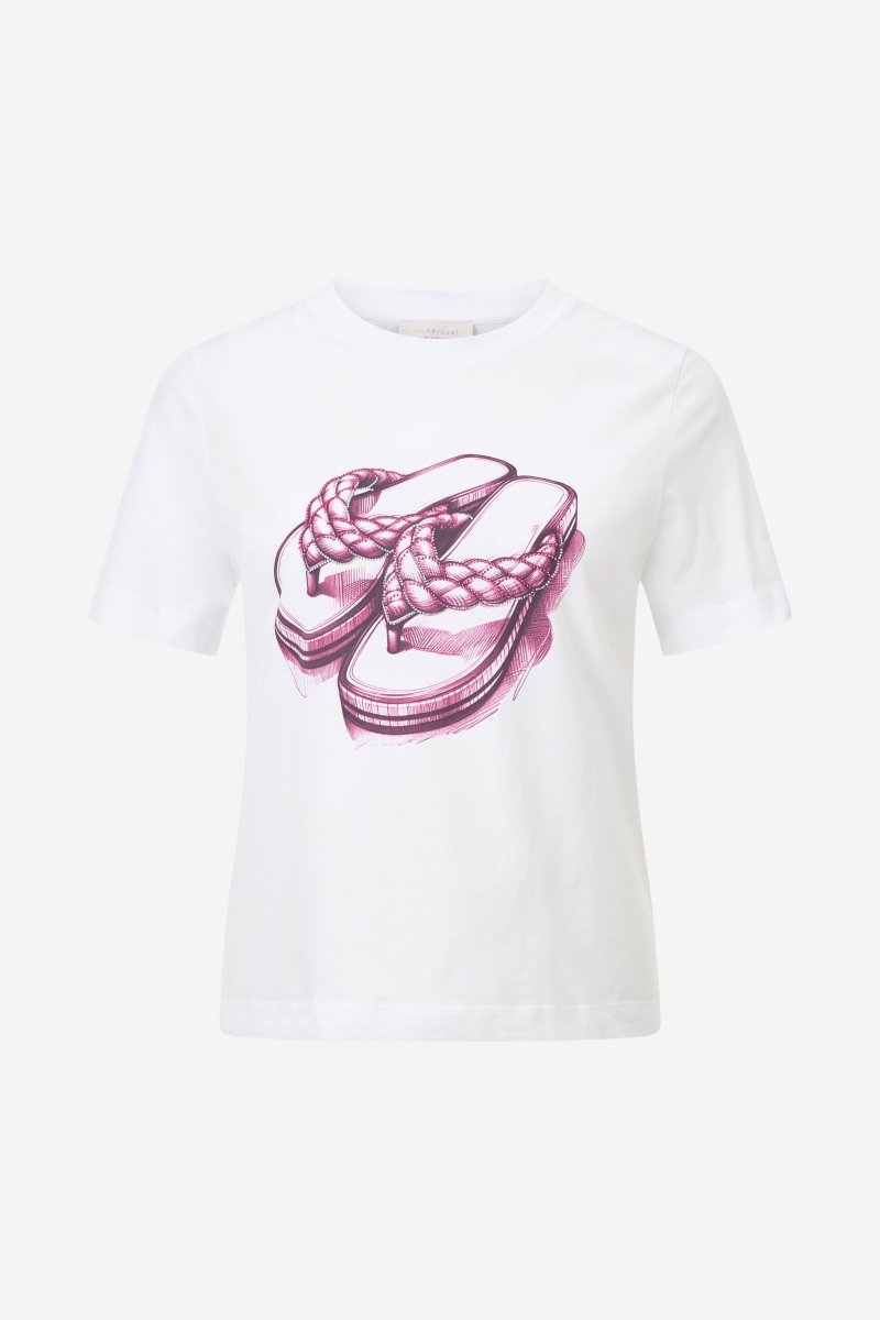Eich & Royal T-Shirt mit strassverziertem Print Limitierter Zeitrabatt