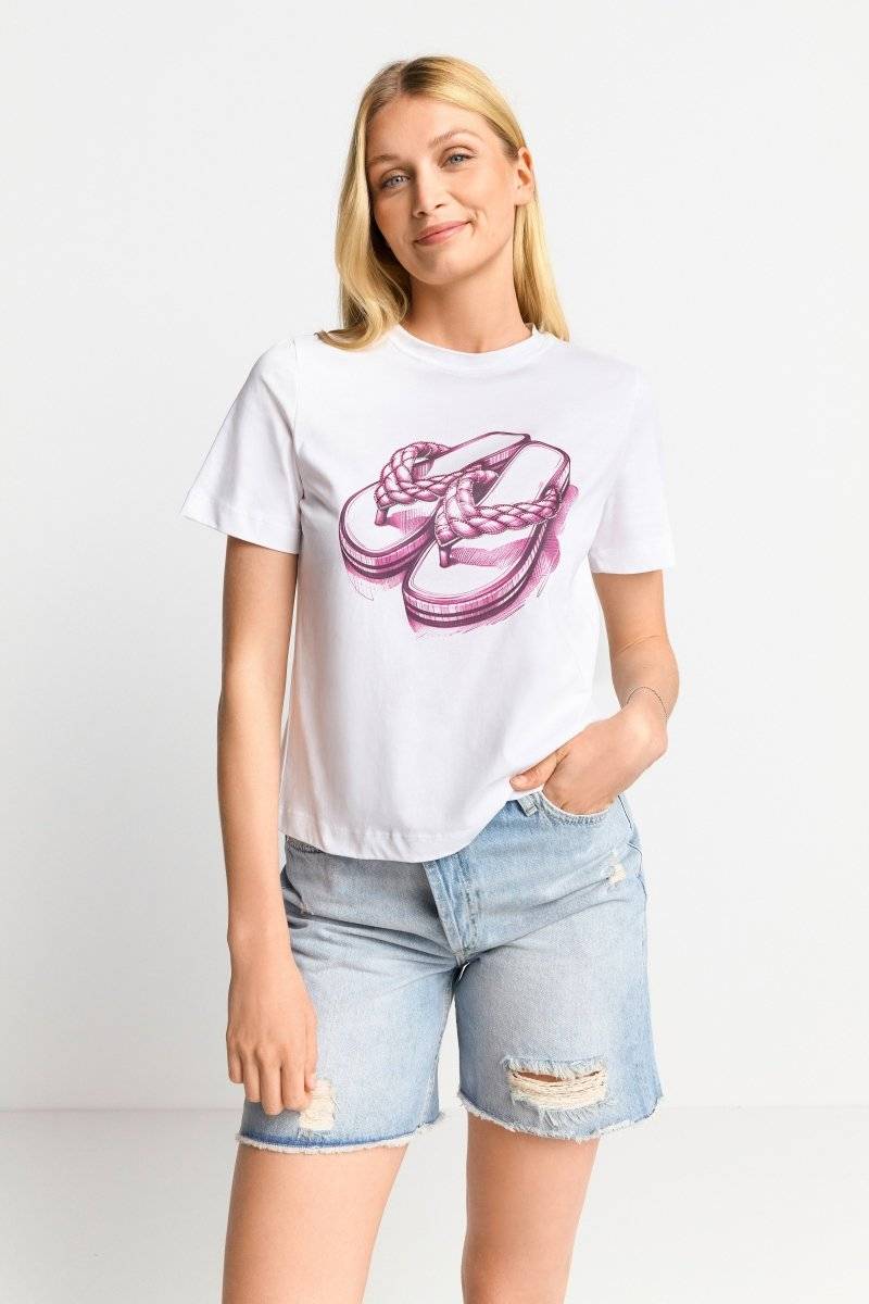 Eich & Royal T-Shirt mit strassverziertem Print Limitierter Zeitrabatt