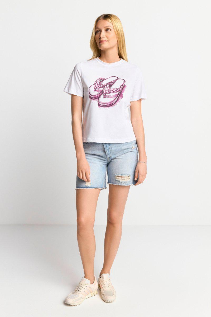Eich & Royal T-Shirt mit strassverziertem Print Limitierter Zeitrabatt