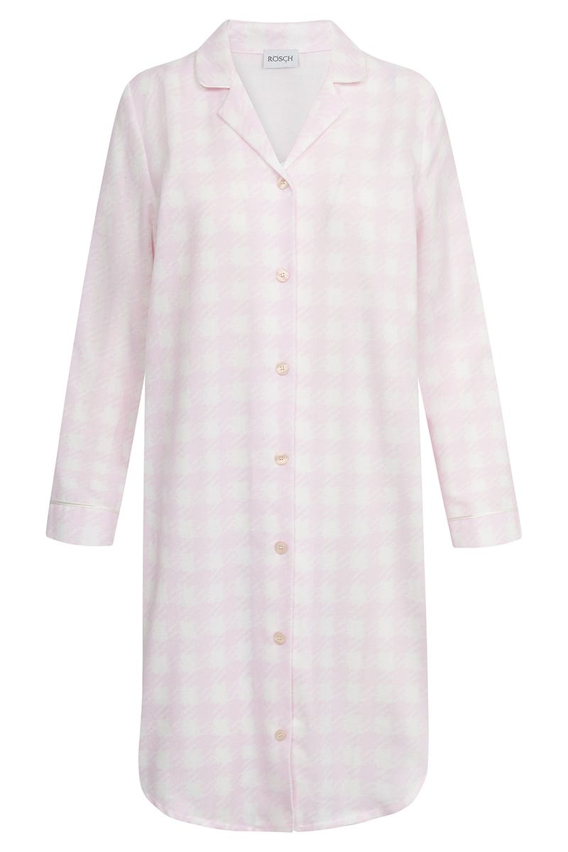 Rösch Nachthemd im Karo-Druck aus Flanell 100% Baumwolle Wochenangebot