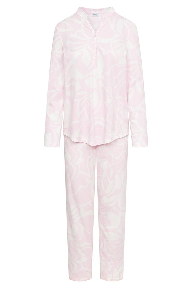 Rösch Pyjama im pastelligen Blumendruck 100% Baumwolle Begrenzte Freigabe