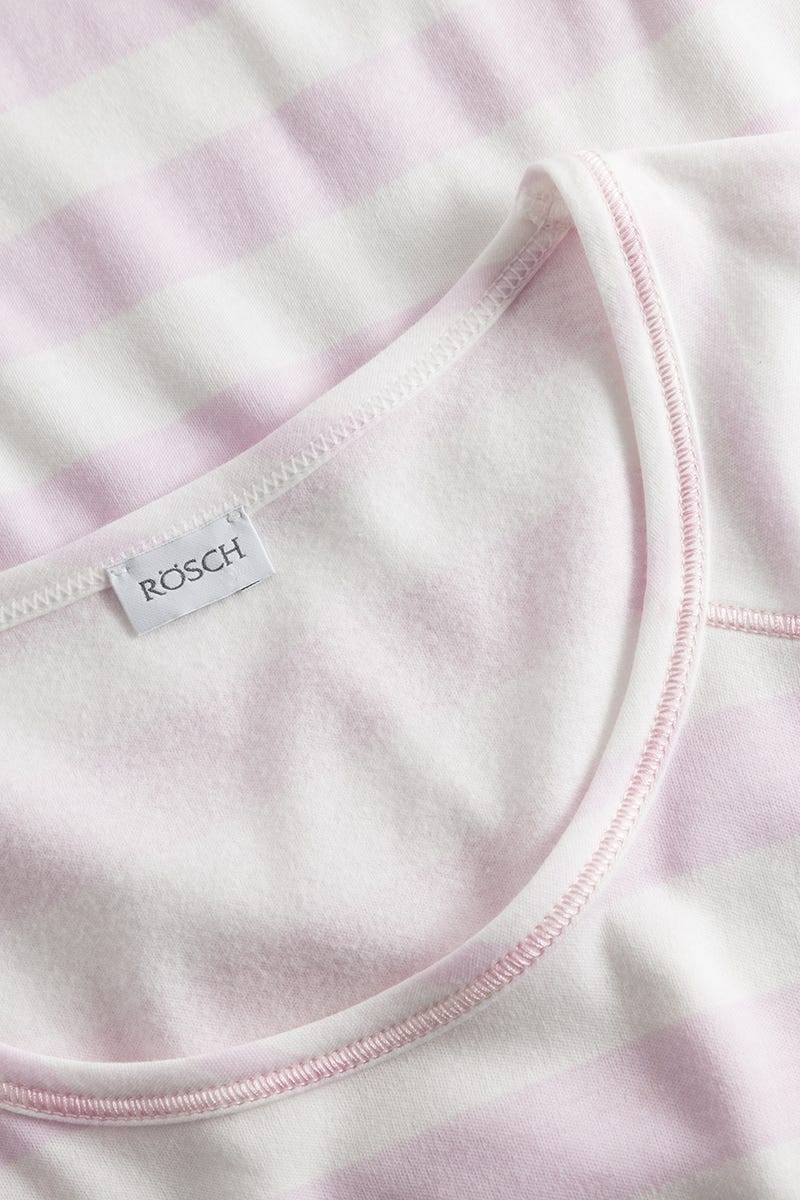 Rösch Nachthemd im Ringeldruck Rosa Maxi-Länge 100% Baumwolle JETZT KAUFEN