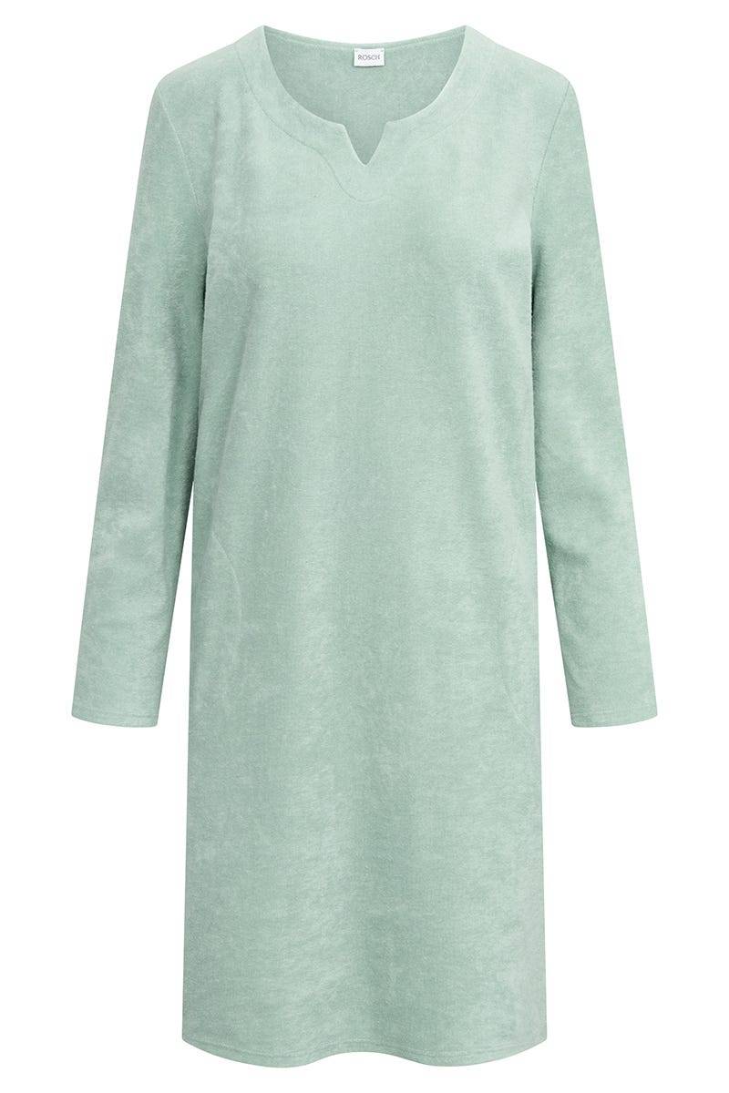 Rösch Hauskleid aus Frottee in Mintgrün Baumwolle/Polyester Letzter Tag