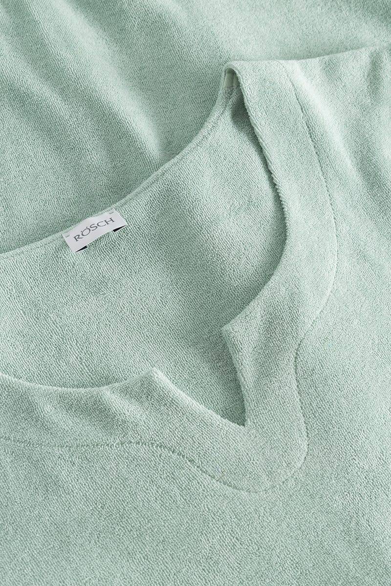 Rösch Hauskleid aus Frottee in Mintgrün Maxilänge Baumwolle/Polyester Zeitbegrenzte Promotion