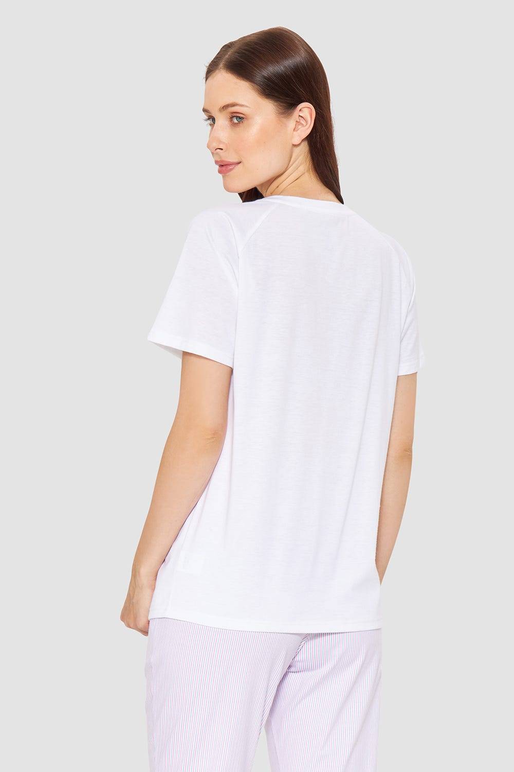 Rösch Pyjamashirt mit Motivdruck Hase 100% Baumwolle Verkauf