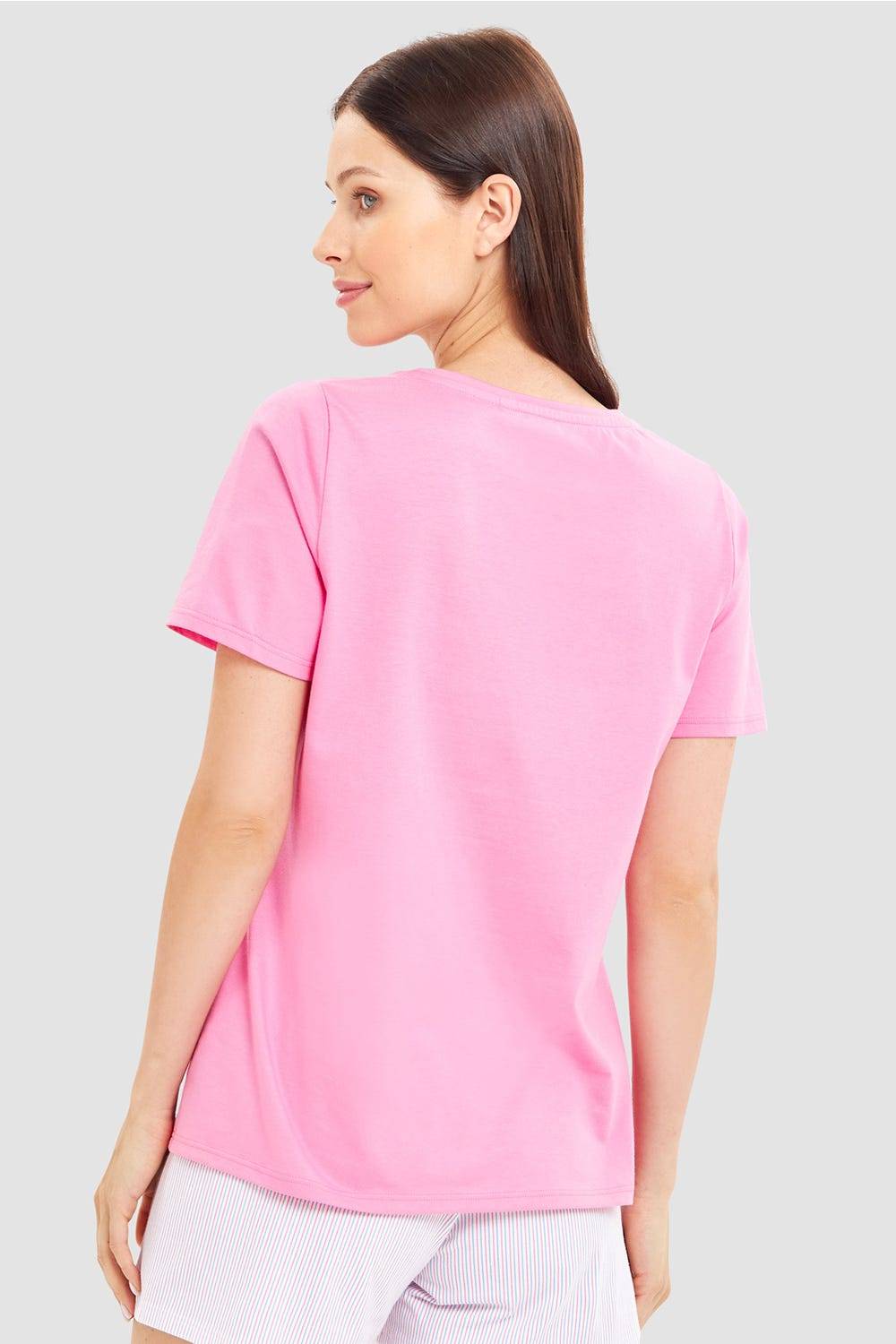 Rösch Pyjamashirt mit Schriftzug Sommer 100% Baumwolle Angebote