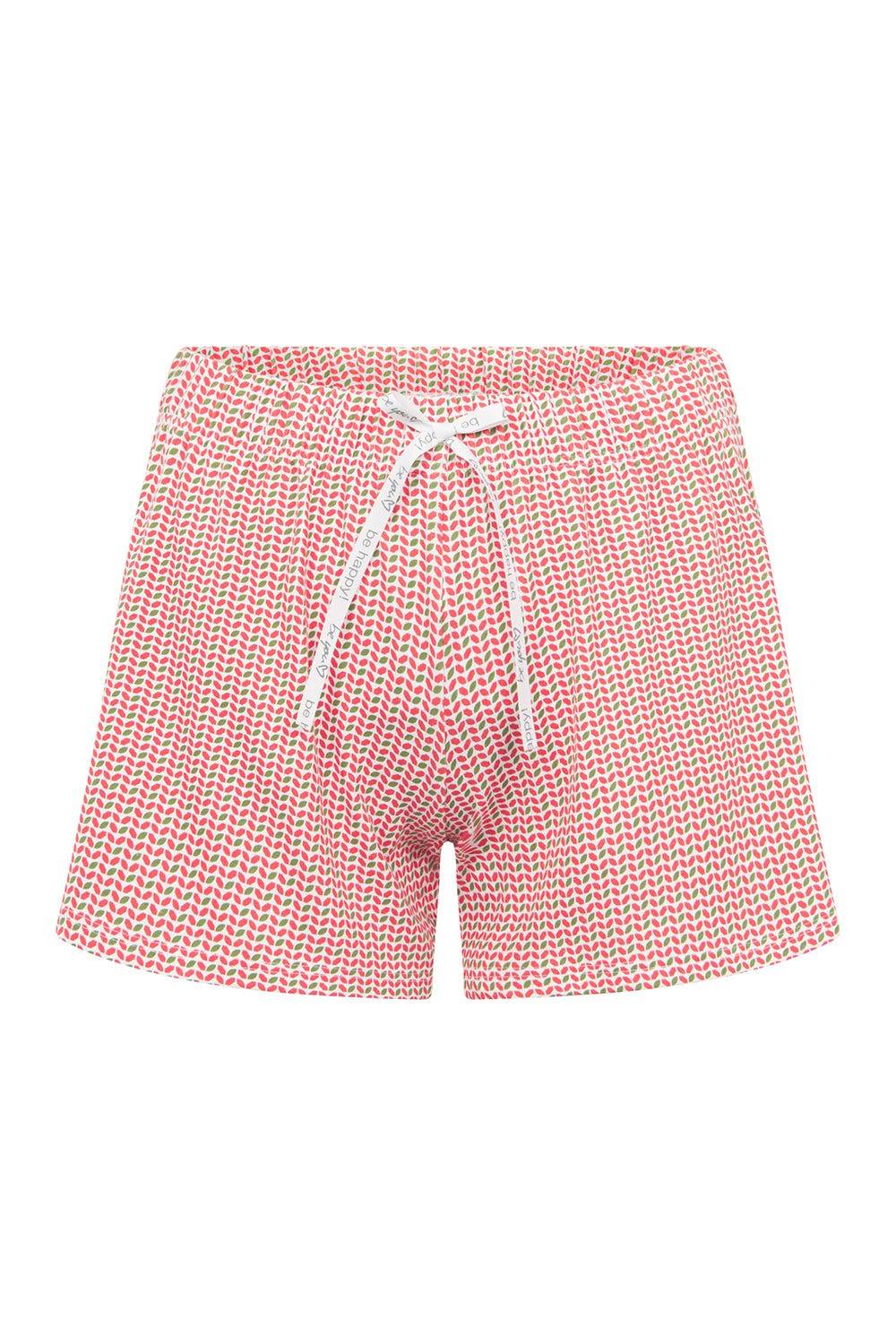 Rösch Shorts im Grafikprint Rot-Grün Baumwolle/Elasthan Online Shopping