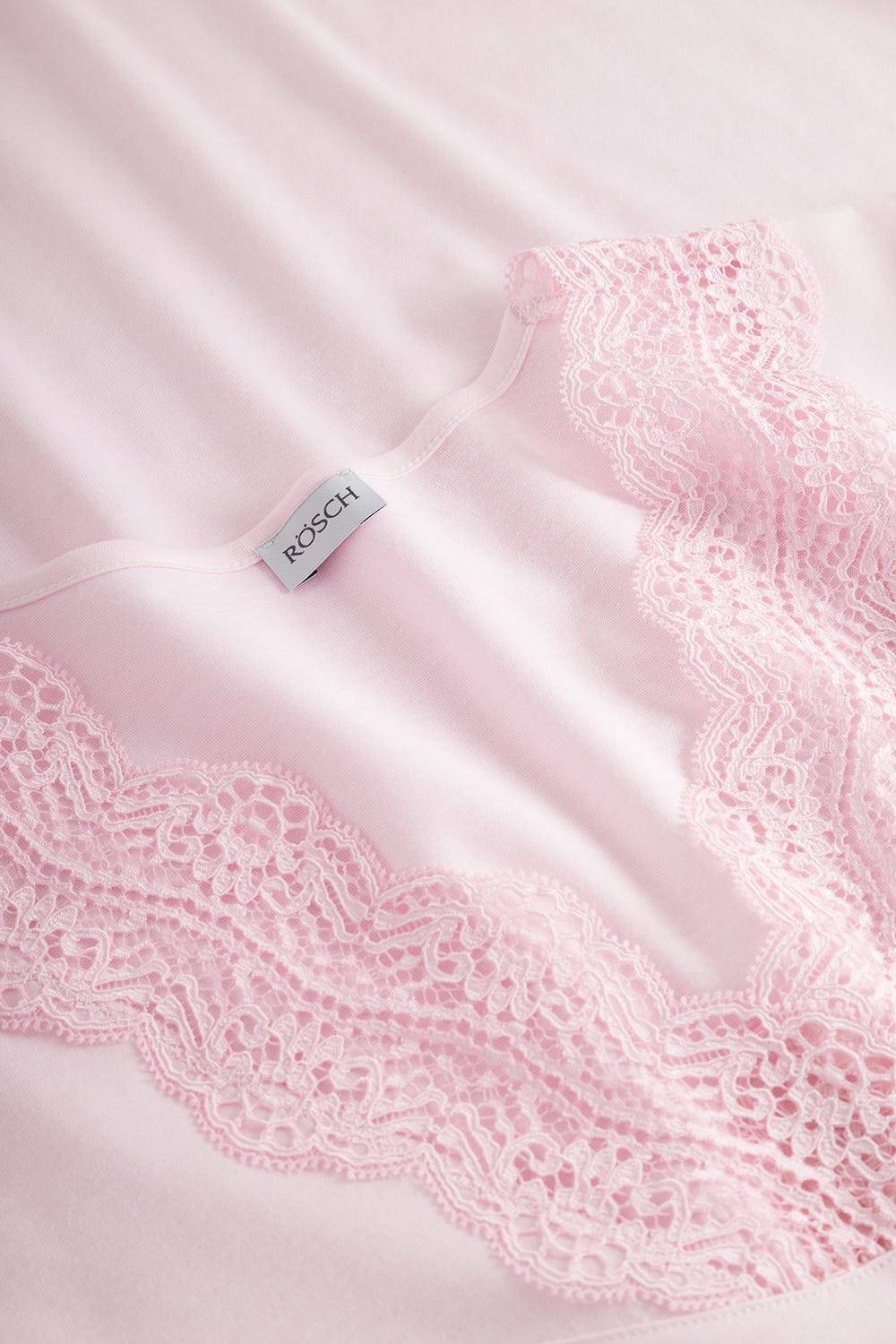 Rösch Nachthemd mit Spitzendetails Rosa Baumwolle Preisnachlass