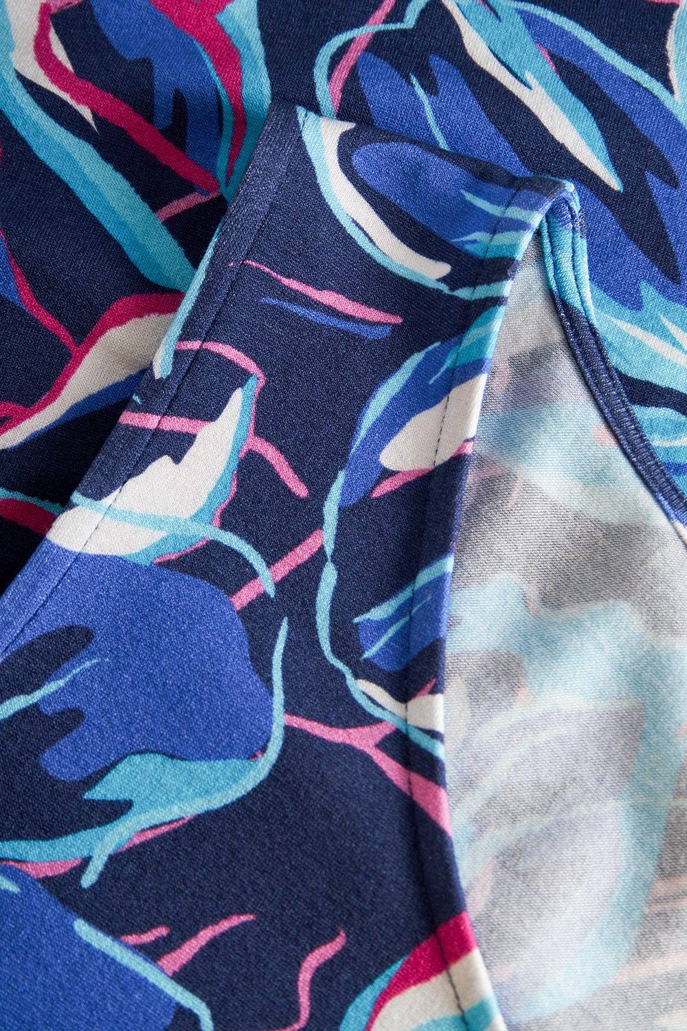 Rösch Strandkleid Ärmellos im Blumendruck Neonfarben Baumwolle/Elasthan Vatertagsangebot