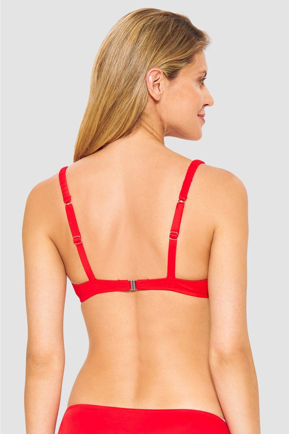 Rösch Bikini-Oberteil in Rot einfarbig Spacer-Cup Riesige Ersparnisse