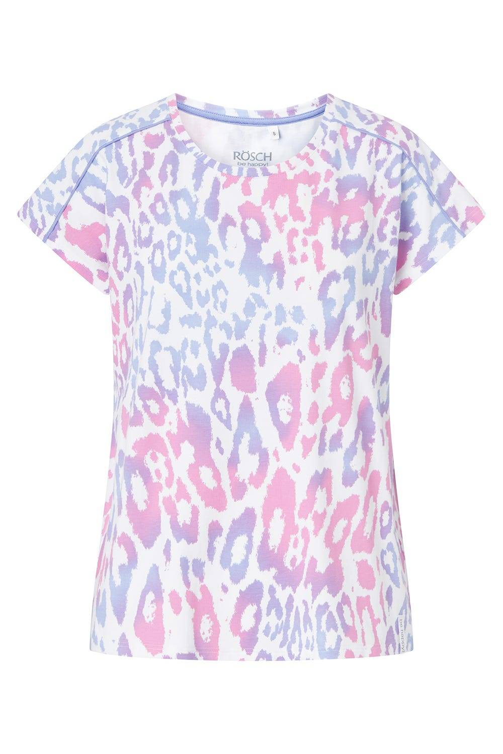 Rösch Pyjamashirt im modernen Leoprint Baumwolle/Elasthan Wochenangebot