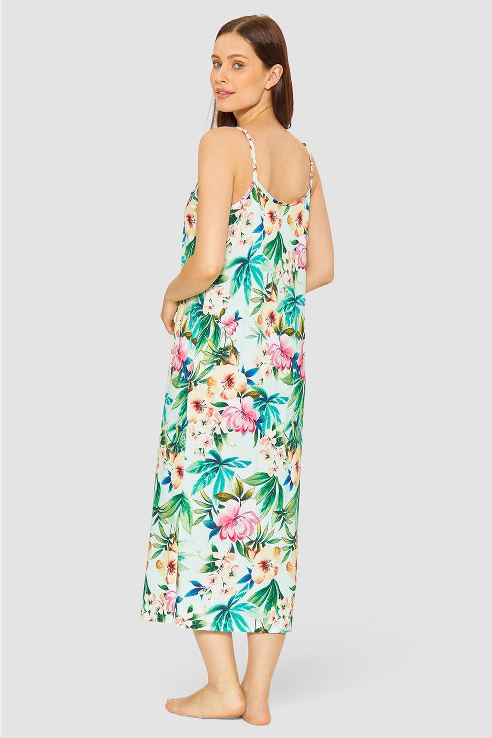 Rösch Nachtkleid im exotischen Blumendruck Baumwolle/Modal Letzte 3 Tage