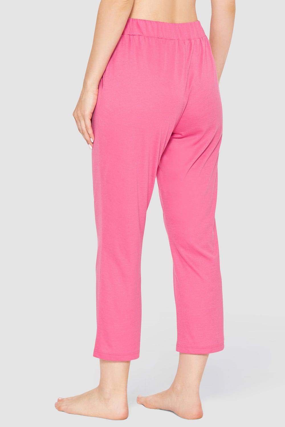 Rösch 7/8-Pyjamahose im sportiven Look Baumwolle/Modal Vierteljährliche Förderung