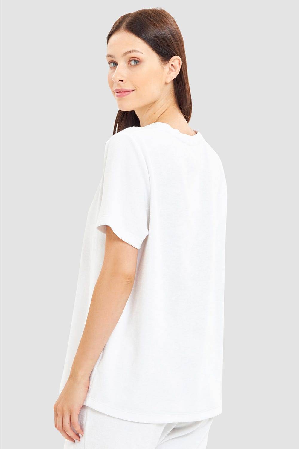 Rösch T-Shirt aus Frottee einfarbig Baumwolle/Polyester 50% Rabatt für begrenzte Zeit