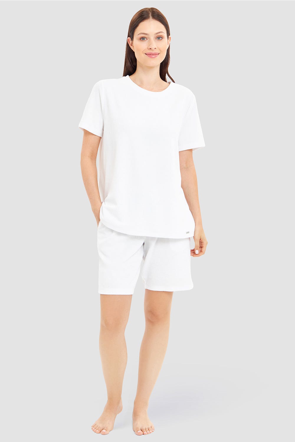 Rösch Bermuda aus Frottee mit Seitentaschen Baumwolle/Polyester Rabatte dieses Monats