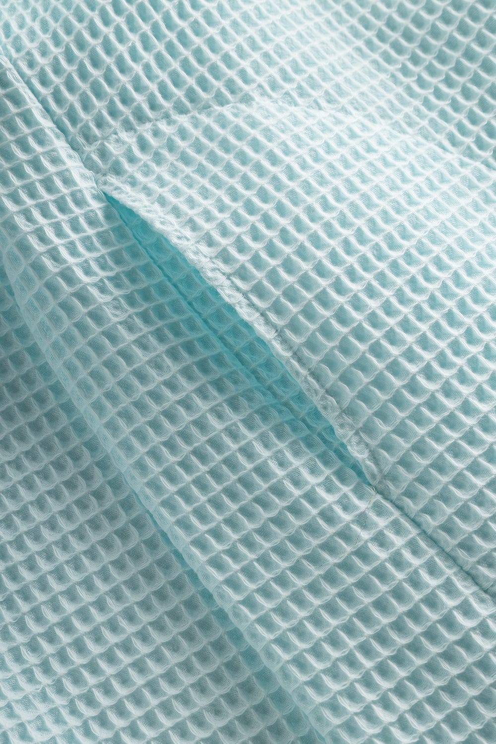 Rösch Morgenmantel aus Strukturware Waffeloptik 100% Baumwolle Online