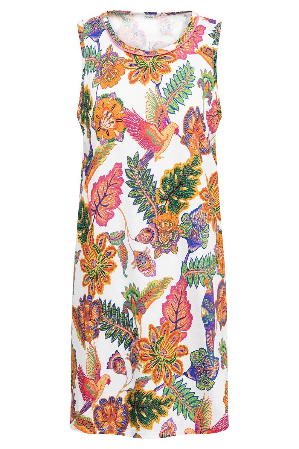 Rösch Nachthemd Ärmellos mit Blumenprint exotisch Baumwolle/Modal Exklusivangebot
