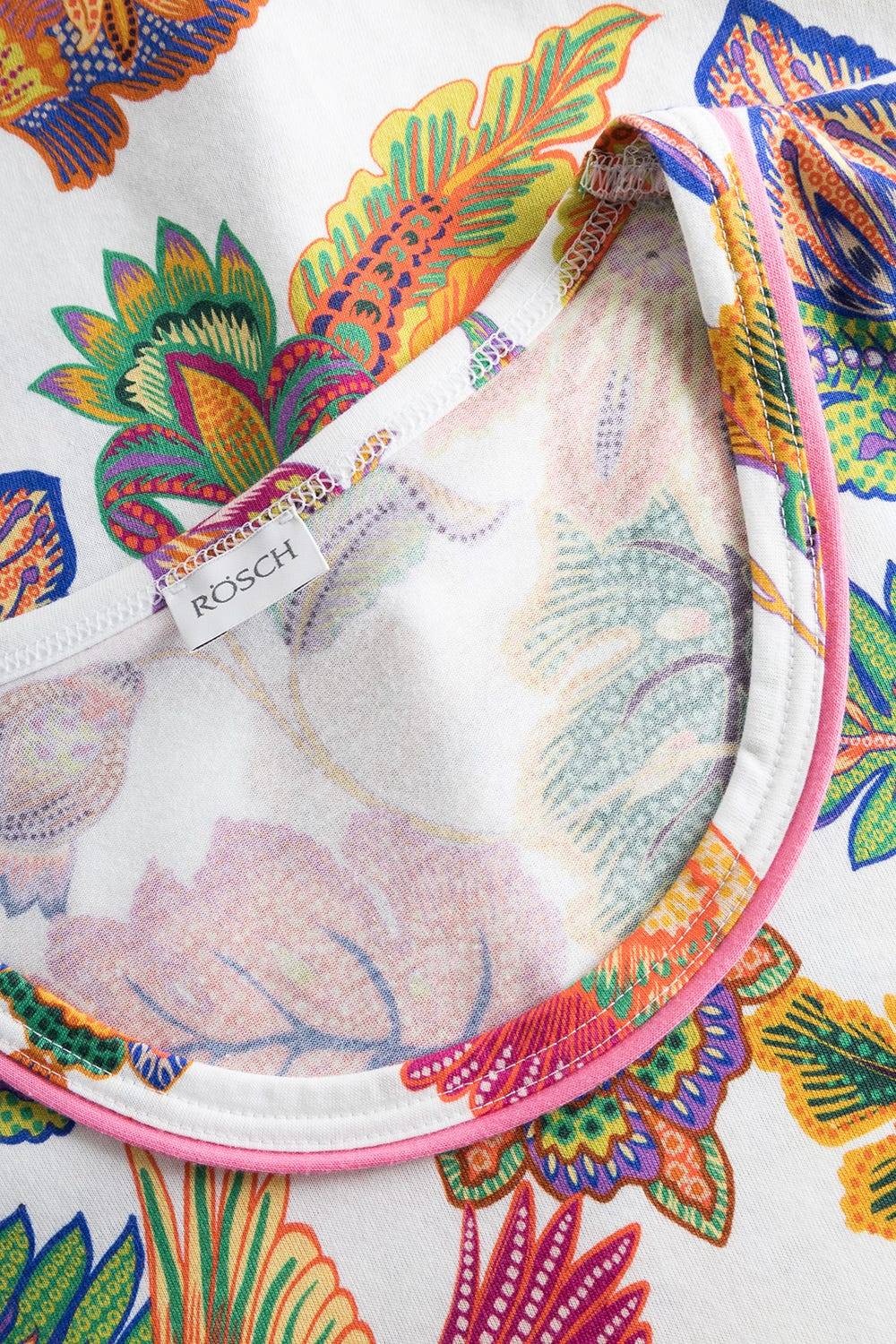 Rösch Pyjama mit Blumenprint exotisch Baumwolle/Modal Saisonschlussverkauf