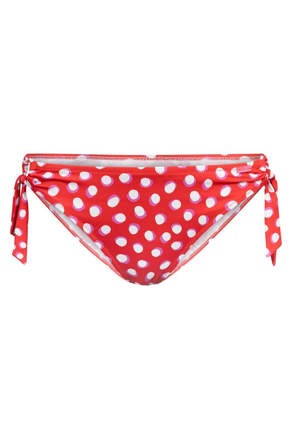 Rösch Bikini-Hose im Retro-Tupfendruck Rot-Weiß zum Binden Letzte 3 Tage