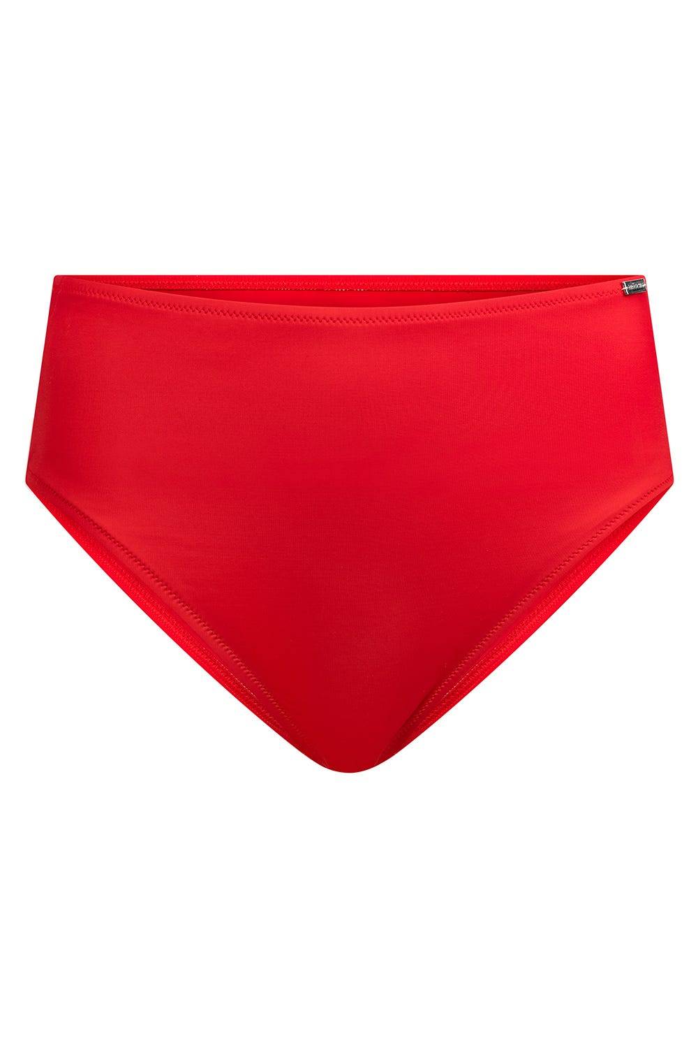 Rösch Bikini-Hose in Rot einfarbig hoher Taillenausschnitt JETZT KAUFEN