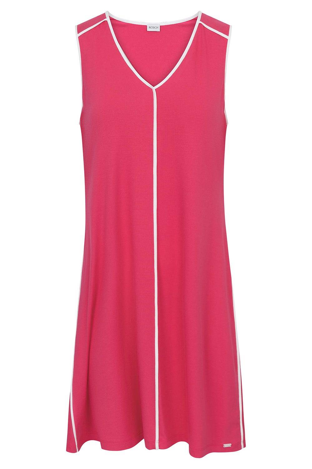 Rösch Strandkleid Ärmellos mit Kontrast-Paspeln Viskose/Elasthan Zeitbegrenzte Promotion