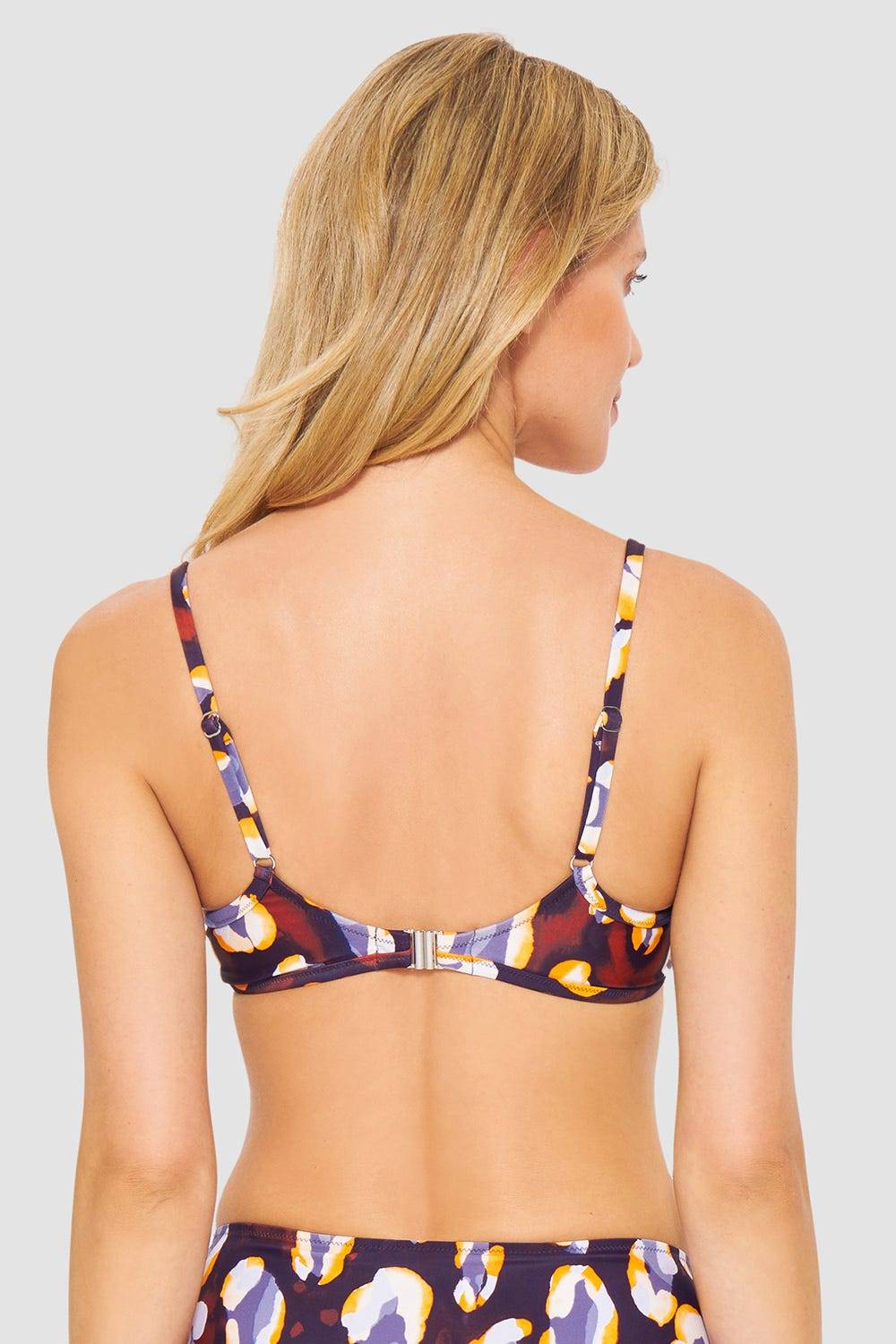 Rösch Bikini-Oberteil im Tupfendruck Modern Leo Wickeloptik Bis zu 60% Rabatt