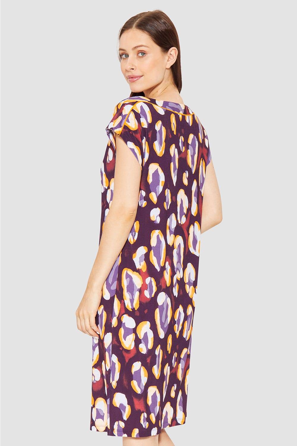 Rösch Strandkleid Kurzarm im Tupfendruck Modern Leo Viskose/Elasthan Discount Store für neue Produkte
