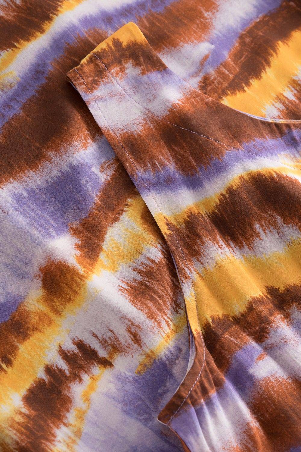 Rösch Trägerkleid im Batikdruck moderne Streifen im Webdruck 100% Viskose 50% Rabatt mit kostenlosem Versand