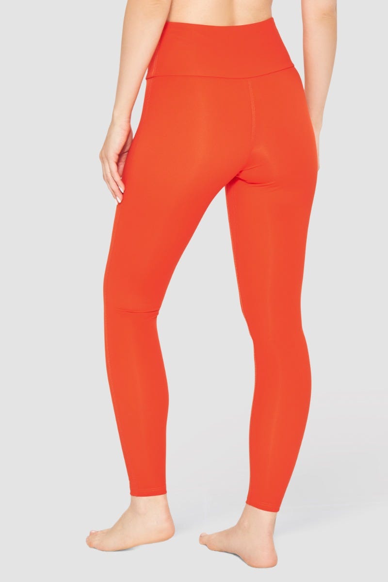 Rösch Y.U Yoga Leggings in Orange Sport Mix &amp; Match recycled Polyamid/Elasthan Kauf eins, bekomm eins gratis