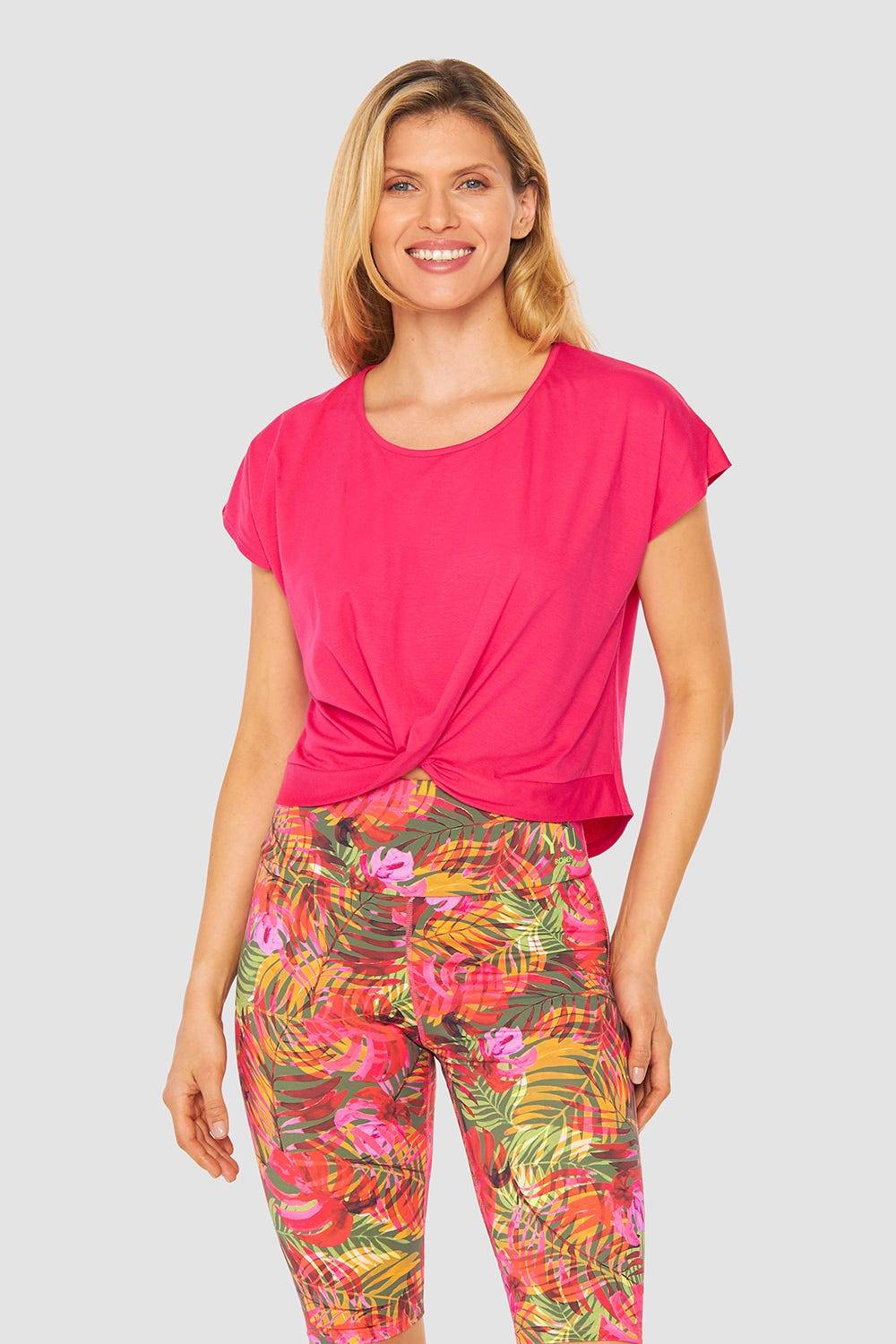 Rösch Y.U Yoga Shirt mit Knoten Loungewear Sport Mix & Match Baumwolle/ Elasthan