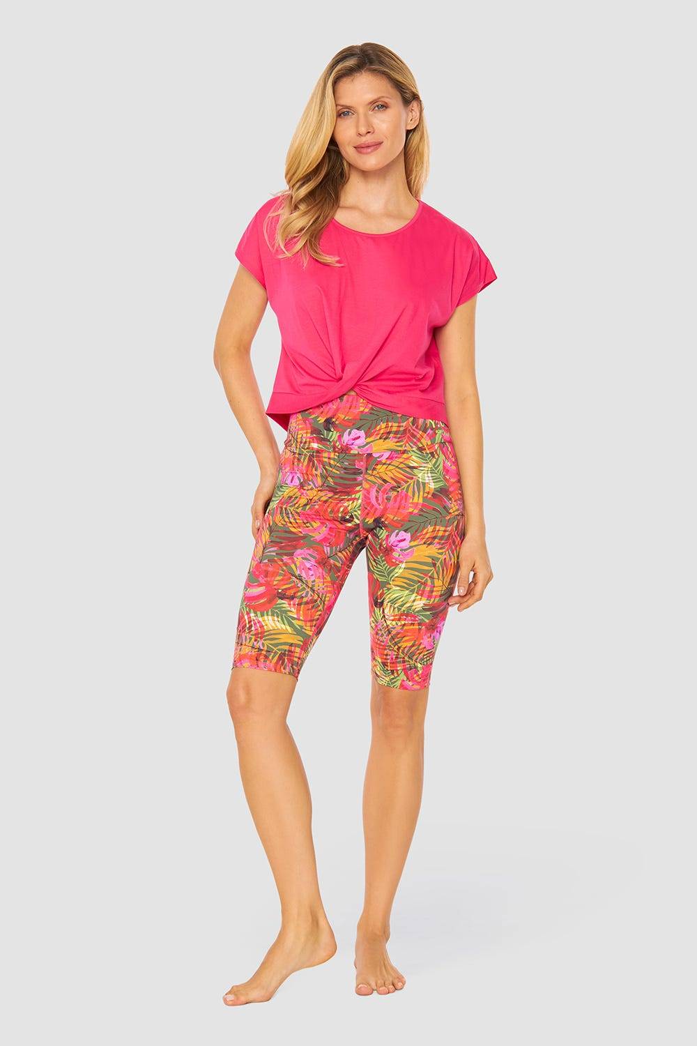 Rösch Y.U Yoga Shirt mit Knoten Loungewear Sport Mix &amp; Match Baumwolle/ Elasthan VIP-Rabatte