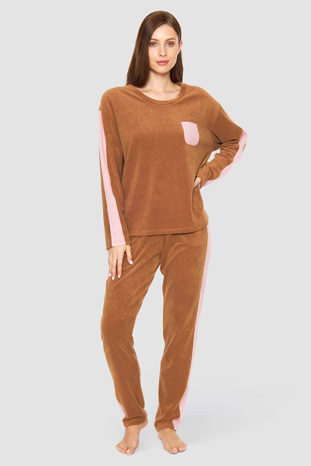 Rösch Shirt mit Kontrastdetails Frottee Baumwolle/Polyester Letzte 2 Tage