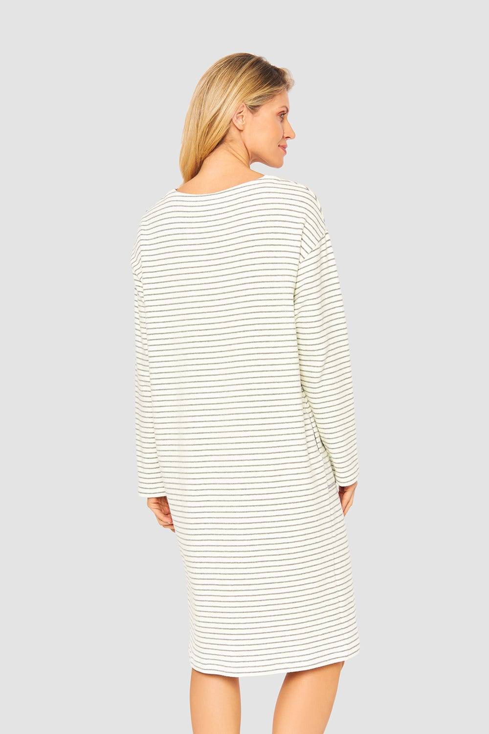 Rösch Hauskleid im Ringelmuster Strick Materialmix Bis zu 55% Rabatt