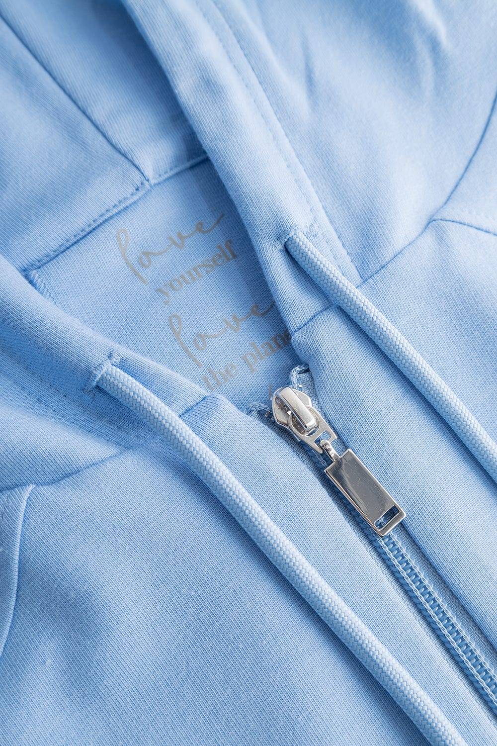 Rösch Jacke mit Kapuze und Reißverschluss Sweat Taschen Baumwolle/Elasthan Online