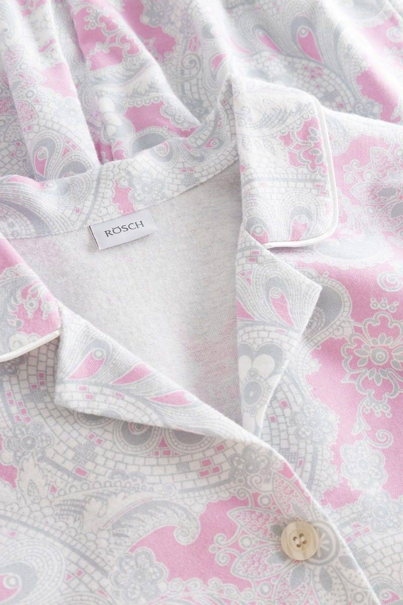 Rösch Pyjama im Herrenstil Flanell Kuschlig 100% Baumwolle Meist gekauft