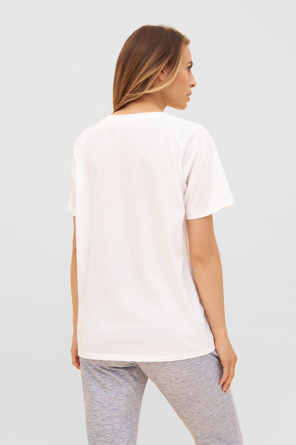 Rösch T-Shirt mit Motivdruck Robbe Raglan-Ärmel Mix &amp; Match 100% Bio-Baumwolle Weihnachtsangebot