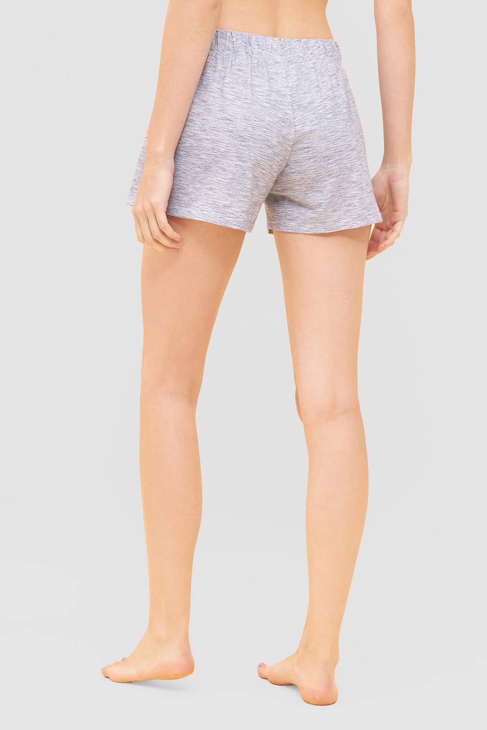 Rösch Shorts in blauer Melange-Optik kurze Hose Mix &amp; Match Bio-Baumwolle/Elasthan Osterangebot
