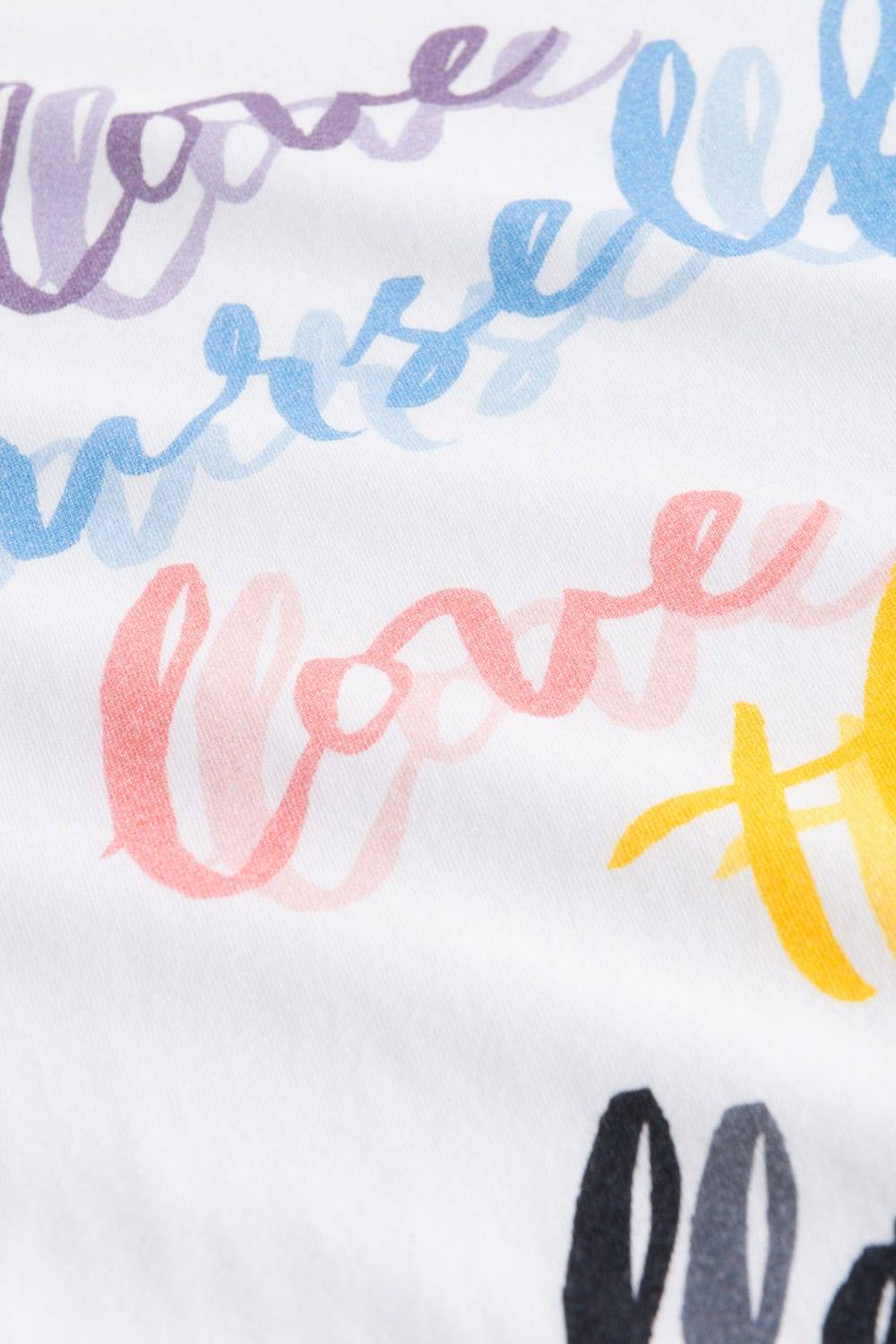 Rösch T-Shirt mit Schriftzug &quot;love yourself, love the planet&quot; Halbarm Mix &amp; Match Baumwolle/Elasthan Vatertagsangebot