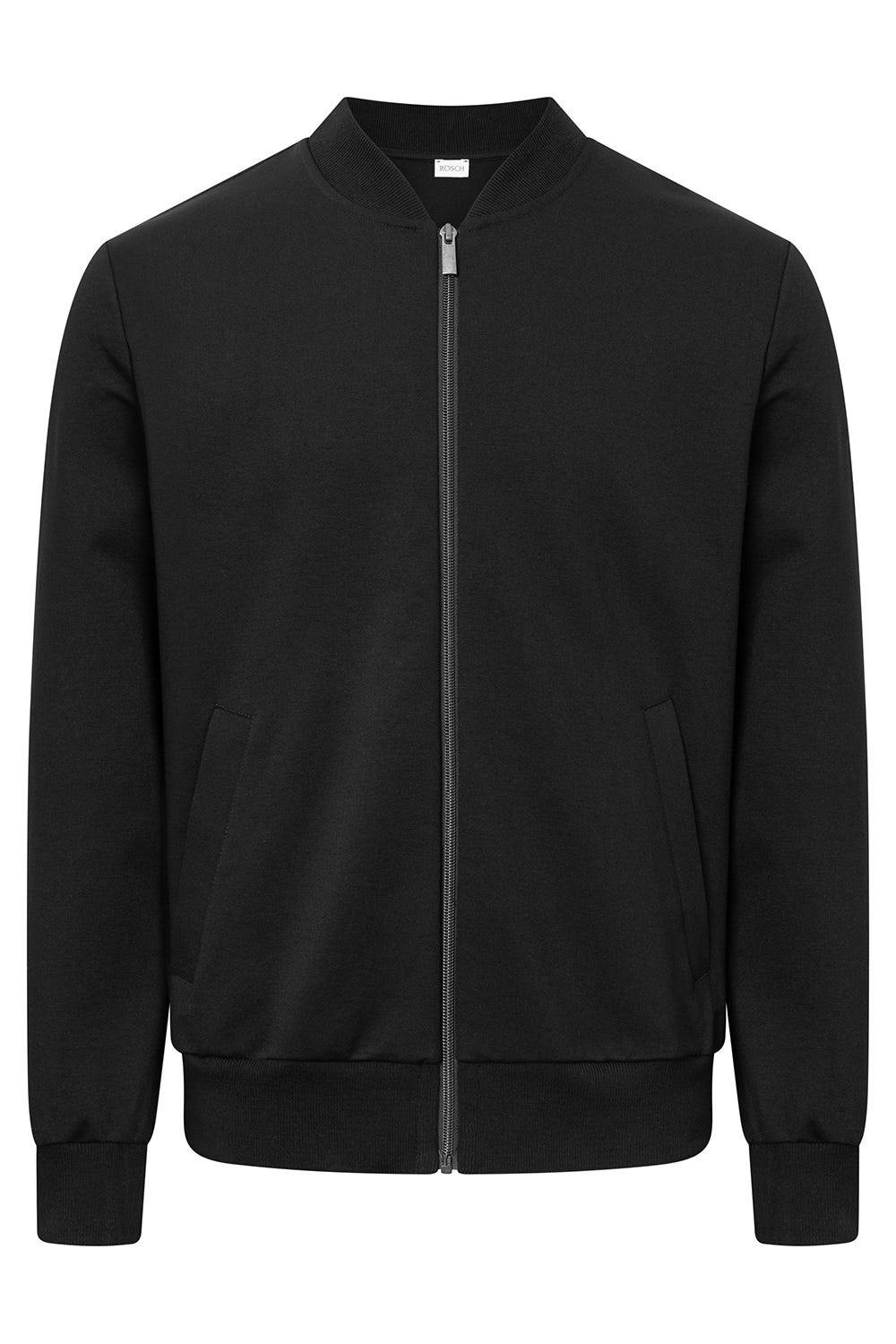 Rösch Herren Loungejacke Blouson College-Style Lässig Materialmix Große Rabatte