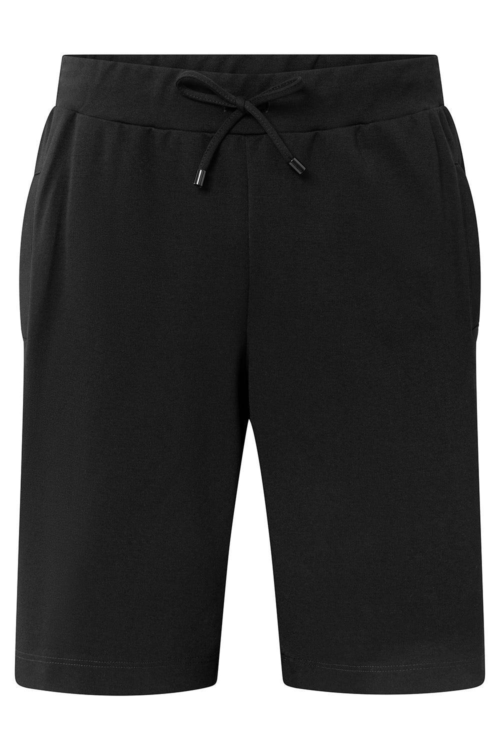 Rösch Herren Loungehose kurz mit Biese Jogginghose Lässig Materialmix Neuheiten